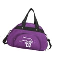 thumbnail image 4 of Bolsa de baile con compartimento para zapatos, portátil, ligera, resistente y práctica, ideal para niñas, ropa, zapatos y deportes de baile. Púrpura, 4 of 8