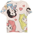 thumbnail image 2 of Disney Princess Girls Graphic T-Shirt and Bike Shorts Set, 2-Piece, Sizes 4-16, Multi, 7-8, 2 of 9