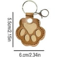 thumbnail image 7 of 3 Pcs Pet Hair Storage Keychain,Dog Fur Storage Keychain,Leather Memorial Dog Cat Paw Hair Keepsake Key Chain Gifts(E), 7 of 7