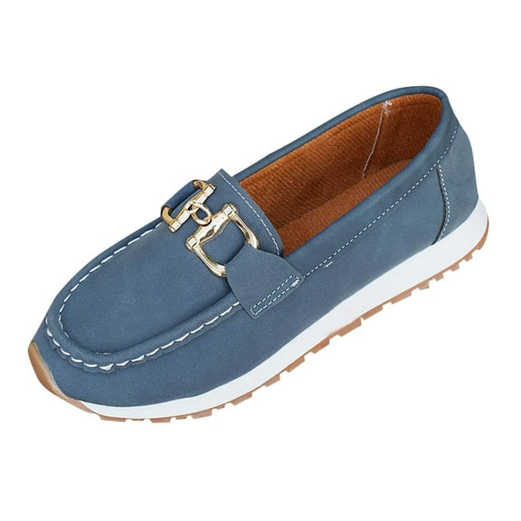 Orthopedic Platform Loafers Women with Chain, Round Retro Toe Comfortable Slip On Work Loafers Women's Fashion Casual Versatile Metal Buckle Spring And Summer New Soft Sole Lightweight Loafers