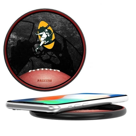 Green Bay Packers 10-Watt Legendary Design Wireless Charger