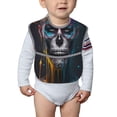 thumbnail image 6 of Kdxio Modern Abstract Colorful Skull Bibs For Babies, Baby Bibs for Eating, Toddler Bibs, Waterproof Bibs, Feeding Bibs, for Toddlers, Boys, Girls, 6 of 8