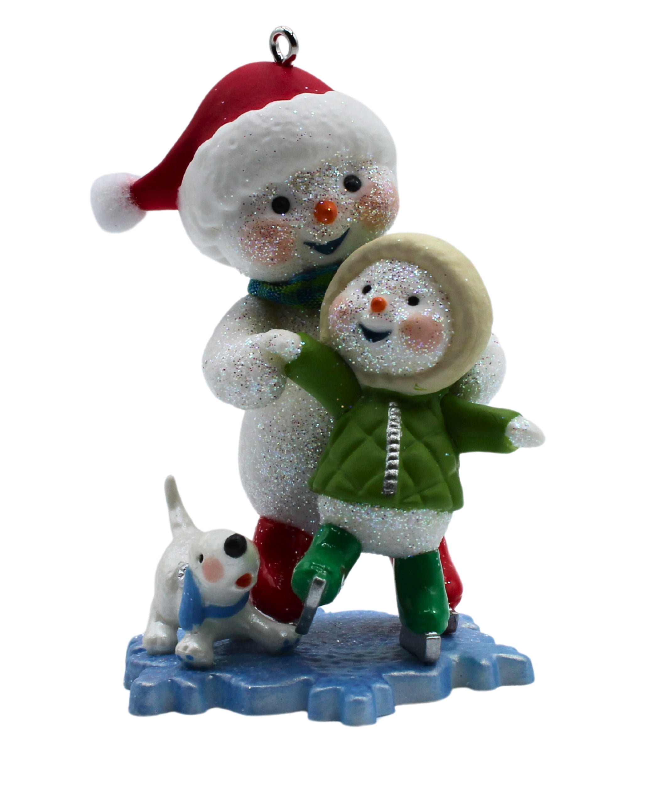 Hallmark 2004 Cool Decade #5 Ornament - QX8134 Moose & Bunny Ice Carving Christmas Tree Decoration 1 thumbnail image