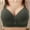 Army Green, variant on LYEAA Wireless Womens Bras Plus Size Push up Lightly Lined Daily Bras Wirefree Adjustable Strap Lift Soft Bralette No Wire Breathable Comfort Sleeping Bras Green 40/90