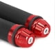 thumbnail image 4 of Motorcycle CNC Aluminum Rubber Handlebar Hand Grips for 7/8" Handle Bar Bike Bicycle Red, 4 of 5