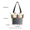 thumbnail image 3 of Sikiie Colorful maple leaf owl Shoulder Bag Casual Hobo Crossbody Tote Bag for Women and Men Large Purse Messenger Bag Travel Work, 3 of 6