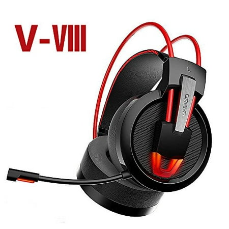 Gaming Headphones,PRO Headset USB 7.1 Wired Surround Sound Stereo with Microphone Over Ear Large Speaker Unit Gaming