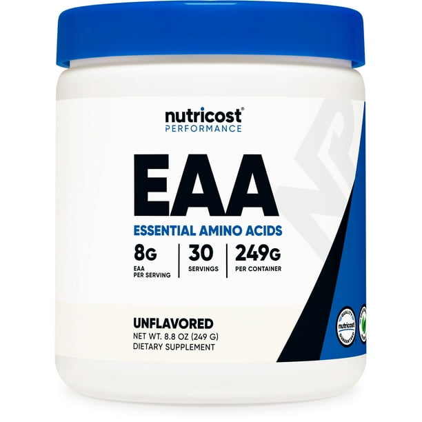 Nutricost EAA Powder 30 Servings (Unflavored) Essential Amino Acids