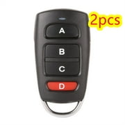 2Pcs Universal 433Mhz Remote Control Metal Duplicate Remote Control Learning 4 Button Wireless Remote Control For Gates K5
