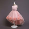 thumbnail image 6 of Gubotare Toddler Christmas Dress Toddler Kids Girls Butterfly Dress Sparkle Sequins Tulle Wedding Formal Birthday Dresses Size 6-7(Pink,6-7 Years), 6 of 9