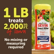 Sevin Garden Insect Killer Ready to Use Dust, 1 Pound Can