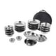 thumbnail image 1 of Platos y cuencos de acero inoxidable Utensilios de camping con estuche Plato de cena Camping 22 piezas, 1 of 9