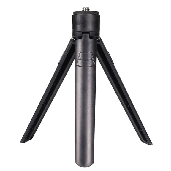 Compact Tripod with 1/4 Screw Mini Tripod Tabletop Desktop Stand Portable Camping Lamp Bracket Light Holder Support Rack