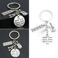 thumbnail image 6 of IDEANATEGRATE Music Themed Guitar Keychain Charm 1Pc Silver for Coworkers and Teachers, 6 of 8