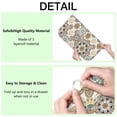 thumbnail image 4 of Brown Ethnic Floral and Mandala Pattern Dish Drying Mat for Kitchen 1 Pack, Ultra Absorbent Microfiber Dishes Drainer Mats,18"x24", 4 of 4