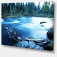 thumbnail image 2 of Beautiful Blue River in Forest - Oversized Landscape Canvas Art, 2 of 3