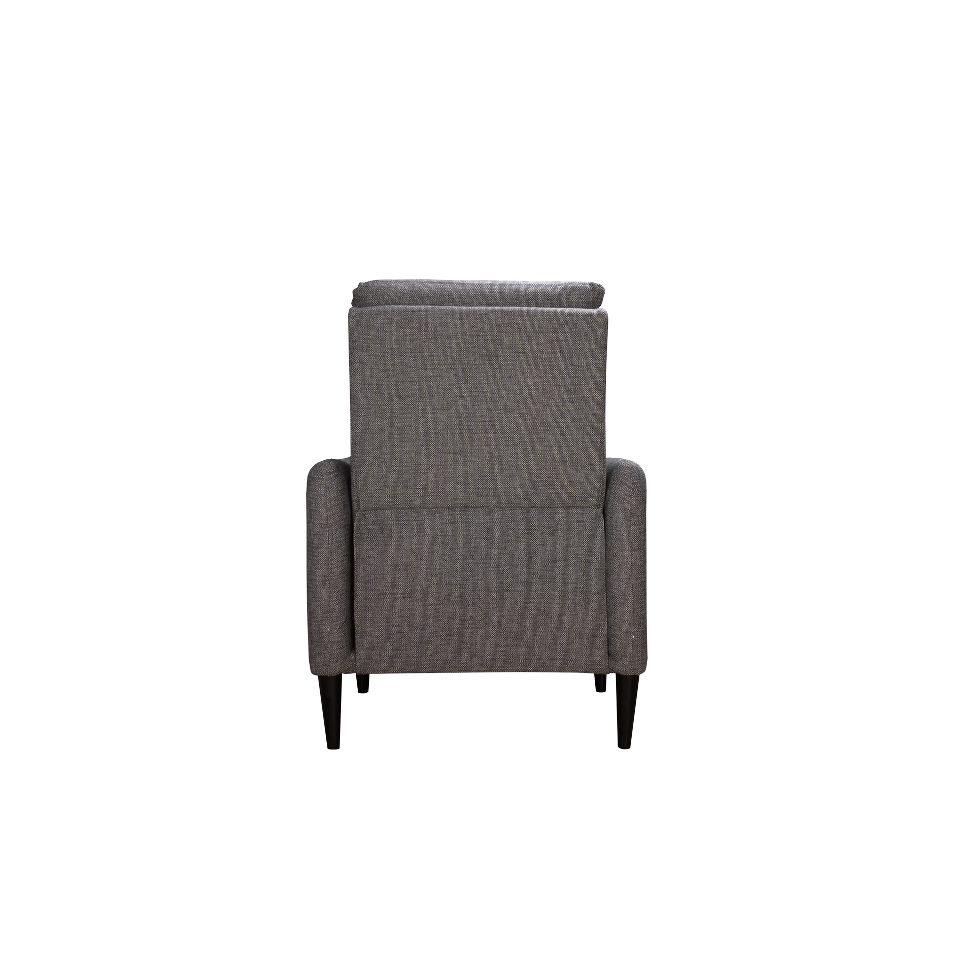 Carbon Black Recliner Chair With Pushback Feature - Stylish Upholstery, 33.85 In W X 39.28 H 29.37 D, 74.09 Lb Reclining Mechanism Upholstered,