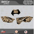 thumbnail image 2 of Kalair GFX Graphics Kit for KTM ENDURO 200EXC, 250EXC, 300EXC, 400EXC, 450EXC, 525EXC (2005-2007) Twitch Series, 2 of 5