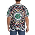 thumbnail image 3 of Kdxio Men's Hawaiian Shirt for Men Short Sleeve Shirt Colorful With Blue Oriental Summer Casual Holiday Beach Button Down T-Shirts, 3 of 5