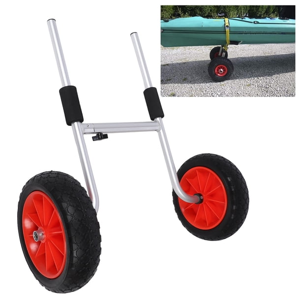 Plataforma Rodante Para Transporte De Canoas, Plataforma Rodante Para Carrito De Kayak, Plegable, Multiusos, Fácil De Transportar, Neumáticos De 10 Pulgadas Para Embarcaciones