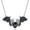 Bat 2, variant on Ghost Necklace for Women, 925 Sterling Silver Ghost and Bat Pendant Necklace, Women’s Ghost Charm with Pumpkin, Devil Forest Gothic Necklace Halloween Jewelry Gifts