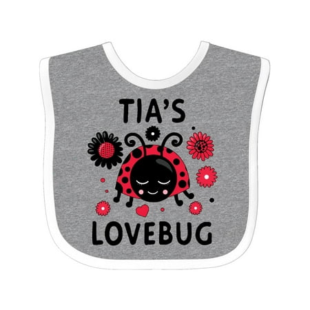 

Inktastic Valentine s Day Tia s Lovebug Gift Baby Boy or Baby Girl Bib