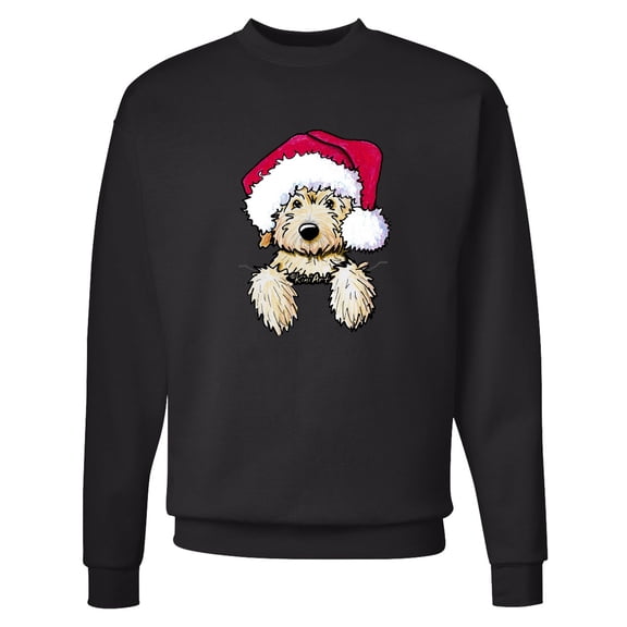 Inktastic Kiniart Christmas Goldendoodle Adult Sweatshirt