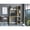 Beige, variant on Modern Computer Desk with Five Cubbies | For Limited - Space Offices | Offers Convenient Storage