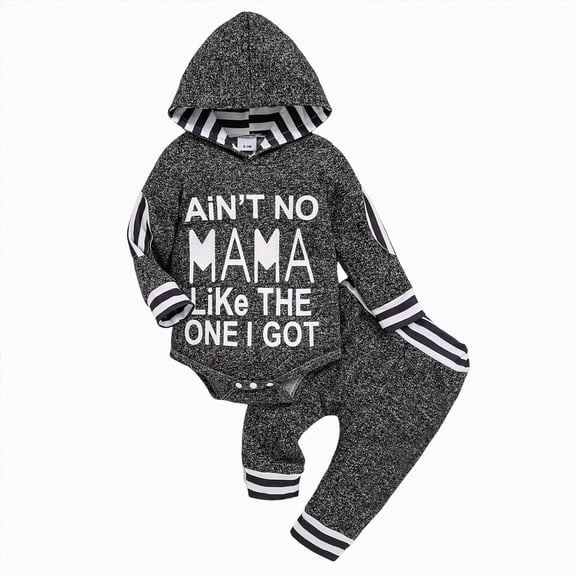 Splozh Newborn Baby Boy Clothes Winter Outfit Preemie-12Months Preemie Clothes Boys Cute Coming Home Outfits Preemie Baby Boy Clothing,Light Gray,3-6 Months