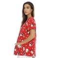 thumbnail image 2 of Just Love Women's V-Neck Printed Scrub Top, 2 of 3