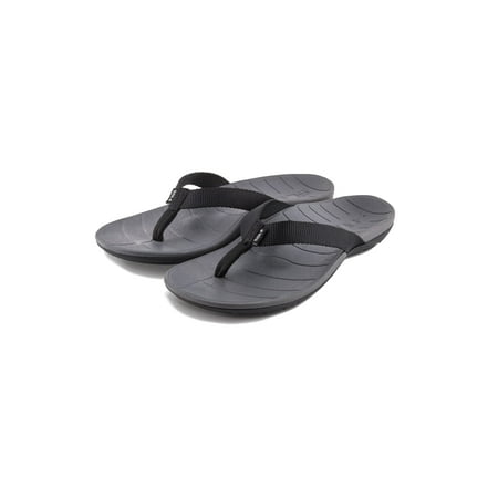 Sole Women's Balboa Flip, Black/Dark Grey, W 9