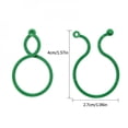 thumbnail image 6 of Gardening 8-shaped buckle 50 pieces of PE material, durable and not easy to corrode 4*2.7CM fixed plants, vines and vegetables, 6 of 6