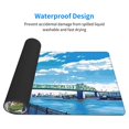 thumbnail image 3 of Sikiie Urban Riverside Clock Tower Mouse Pad, 16x29.5 Mousepad Desk Mat in Anti-Slip Rubber Mousepads Mat for Game Office Laptop Computer, 3 of 8