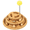 New Wooden, variant on Cat Ball Track Toy 2-Level Kitty Toys Roller Tower with 5 Balls & Funny Cat Stick,Interactive Cat Toy,Circle Track Diy Fun Toy for Cat Kitten Exercise