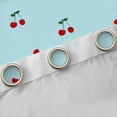 thumbnail image 4 of Homewish Kawaii Cute Cherry Black Out Curtains for Kids, Yummy Fruit Curtains Pack of 2 (42x63 Each), Romantic Cartoon Love Heart Bedroom Curtains, Window Curtains Home Decor, 4 of 6