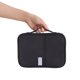 thumbnail image 3 of Bolsa organizadora de documentos para pasaporte, impermeable, de viaje, práctica, tipo billetera, color negro, talla L, 3 of 6