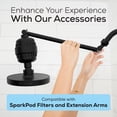 thumbnail image 2 of SparkPod 8" Matte Black High Pressure Showerhead, 2 of 8