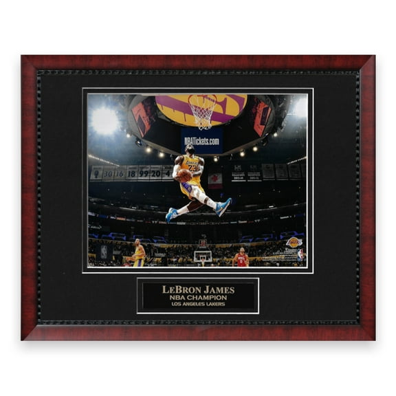 Lebron James Unsigned Photo Framed to 11x14