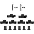 thumbnail image 2 of Outsunny DIY Pergola Kit, Pergola Brackets with 3-Way & 4-Way Corner Brackets and Post Base for 4"x4" (Actual 3.6"x3.6") Lumber, 12 PCS, 2 of 9
