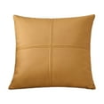 thumbnail image 5 of Fmbmuo Cross-Stitch Throw Pillow – Distressed Linen Square Cushion for Sofa & Bed, 5 of 5
