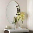 thumbnail image 1 of Frameless Oval Beveled Mirror, 1 of 1