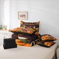 thumbnail image 6 of Castle Fairy Autumn Pumpkin 7-Piece Bedding Comforter Set for Teens Women Men,Sport Football King Bedding Sets,Fall Harvest Ultra Soft Bed Sheets,Super Cozy Room Decor, 6 of 8