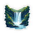 thumbnail image 3 of Natural Waterfall Nature Stickers, Waterproof Waterfall Nature Sticker for Water Bottle Laptop Phone Cases Planner Skateboard Luggage Helmet Party Favor Decor, Ideal for Adults Teens Teacher Rewards, 3 of 9