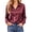 Red, variant on UVN Blouses for Women Long Sleeve Satin Shirts Button Down Ladies Casual Top