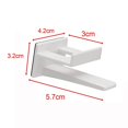 thumbnail image 2 of 10Pcs Hat Hooks for Wall, Hat Rack hook pounch Multifunctional Hat Storage Durable White, 2 of 9