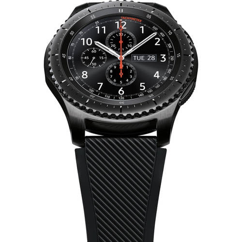Størrelse modstå Parasit SAMSUNG Gear S3 Frontier Smart Watch Black 46mm - SM-R760NDAAXAR -  Walmart.com