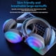 thumbnail image 1 of Auriculares para Juegos RGB Auriculares Inalámbricos Bluetooth Auriculares para Juegos de Deportes Electrónicos Auriculares para Computadora con Iluminación Dinámica Negro, 1 of 5