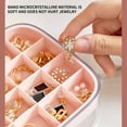thumbnail image 3 of Caja de almacenamiento de joyas de múltiples capas Caja de clasificación de anillos de pulsera de gran capacidad con múltiples compartimentos Wmkox8yii  qwyer583, 3 of 9