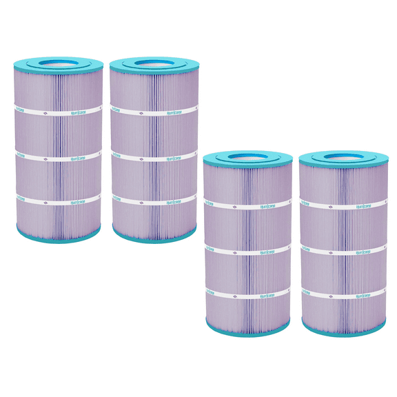 Hurricane Filters 4 Pack HF8409-01P Platinum Purple Spa Filter Cartridge Replacement