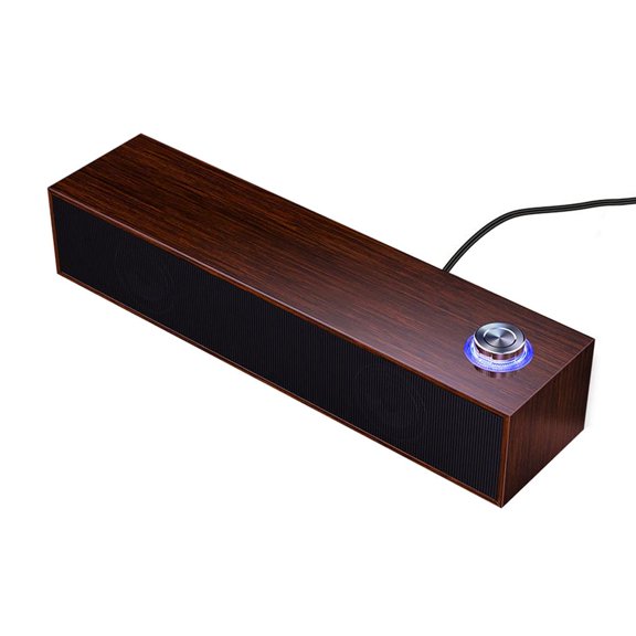 Seitruly Altavoz Bluetooth de Bluetooth 5.0 USB Computadora Altavoz de escritorio Barra de sonido Sonido estéreo 3D Altavoz envolvente Con cable / Cables de audio/vídeo
